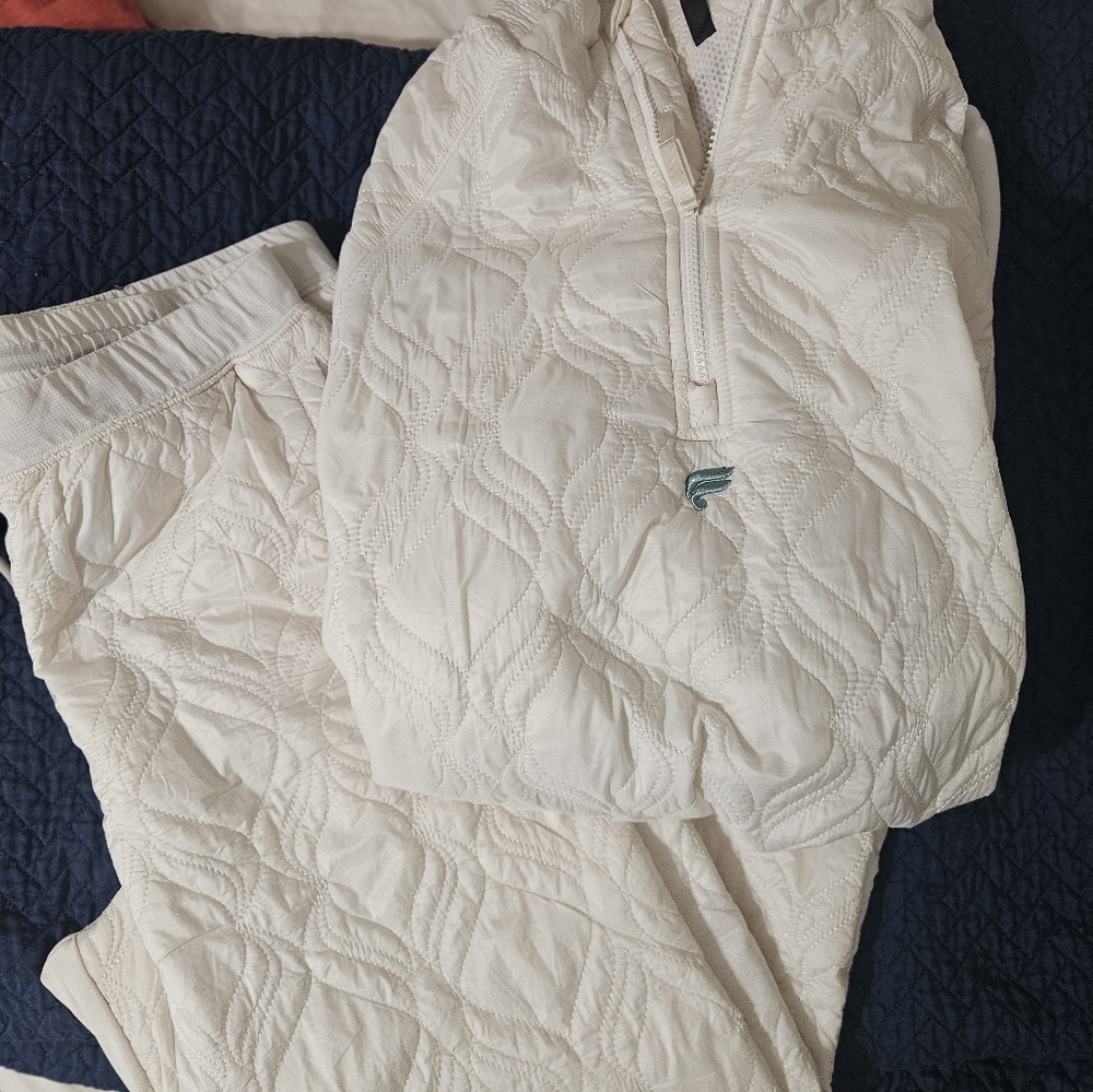 Fabletics Quilted Pullover And Pants